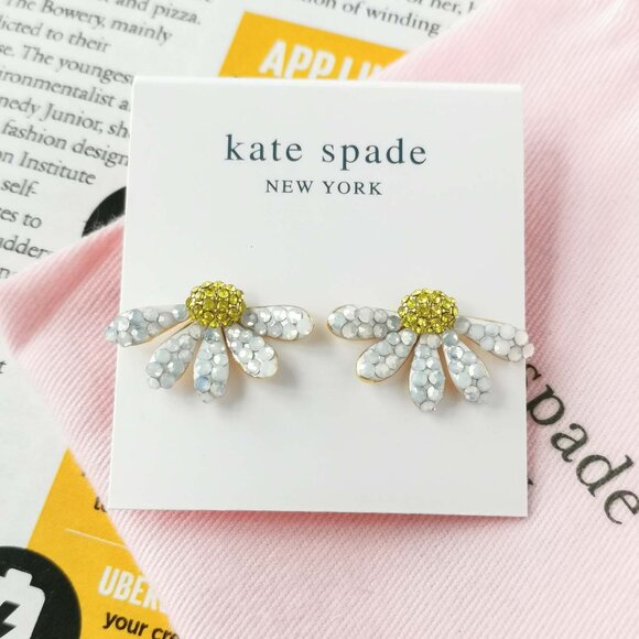 Kate Spade Jewelry - Dazzling Daisy Gold Statement Stud Earrings